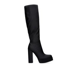 Mulher Exe Shoes Botas*Bota Alta Com Calcanhar T5212-L1478 Preto