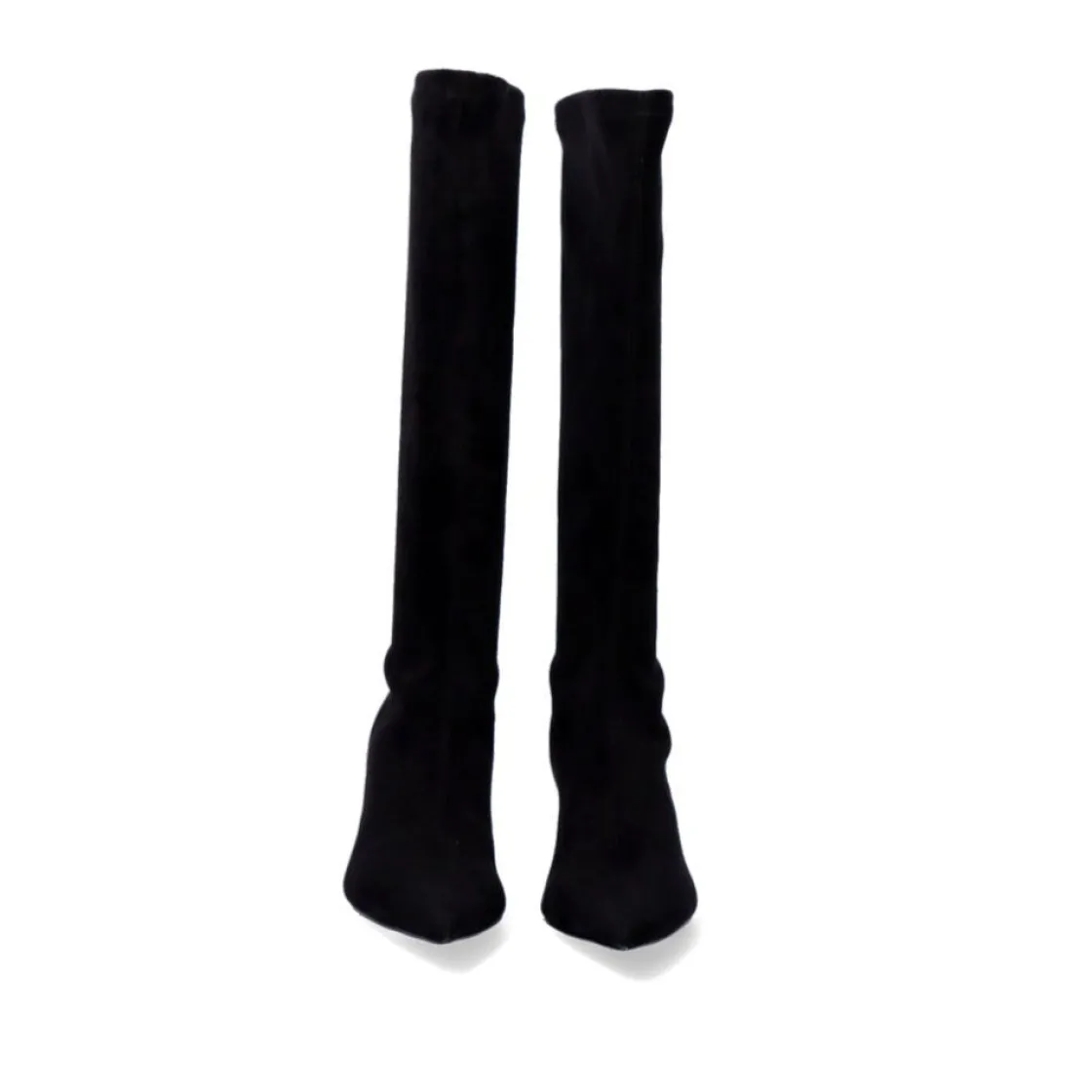 Mulher Exe Shoes Botas*Bota Alta Com Salto Circular Bruna-622 Preto