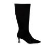 Mulher Exe Shoes Botas*Bota Alta Com Salto Fino Erica-360 Preto