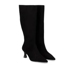 Mulher Exe Shoes Botas*Bota Alta Com Salto Fino Erica-360 Preto