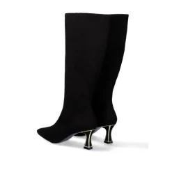 Mulher Exe Shoes Botas*Bota Alta Com Salto Fino Erica-360 Preto