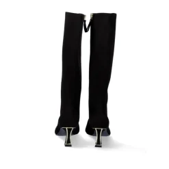 Mulher Exe Shoes Botas*Bota Alta Com Salto Fino Erica-360 Preto