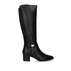 Mulher Exe Shoes Botas*Bota Alta De Couro 748Ha Preto
