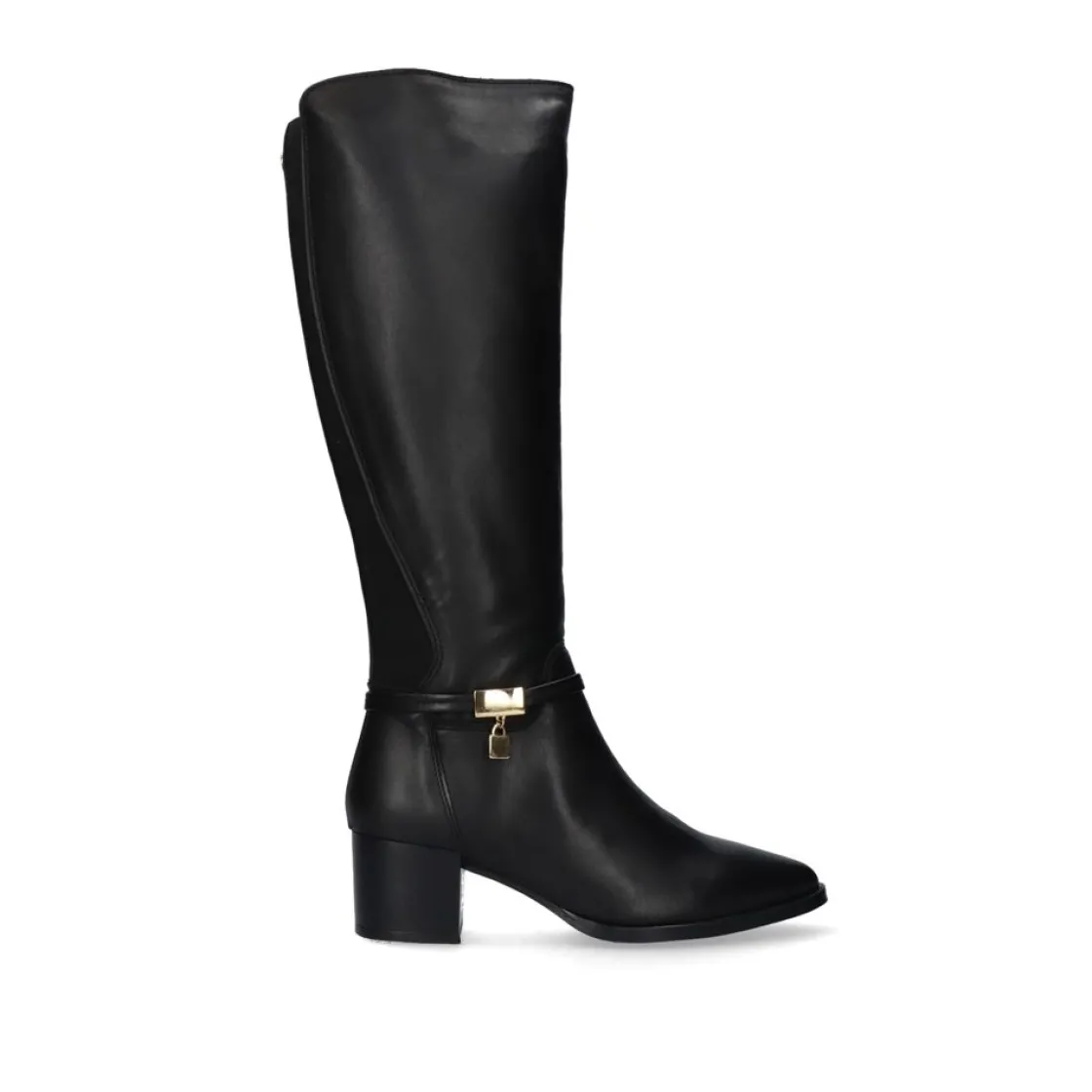 Mulher Exe Shoes Botas*Bota Alta De Couro 748Ha Preto