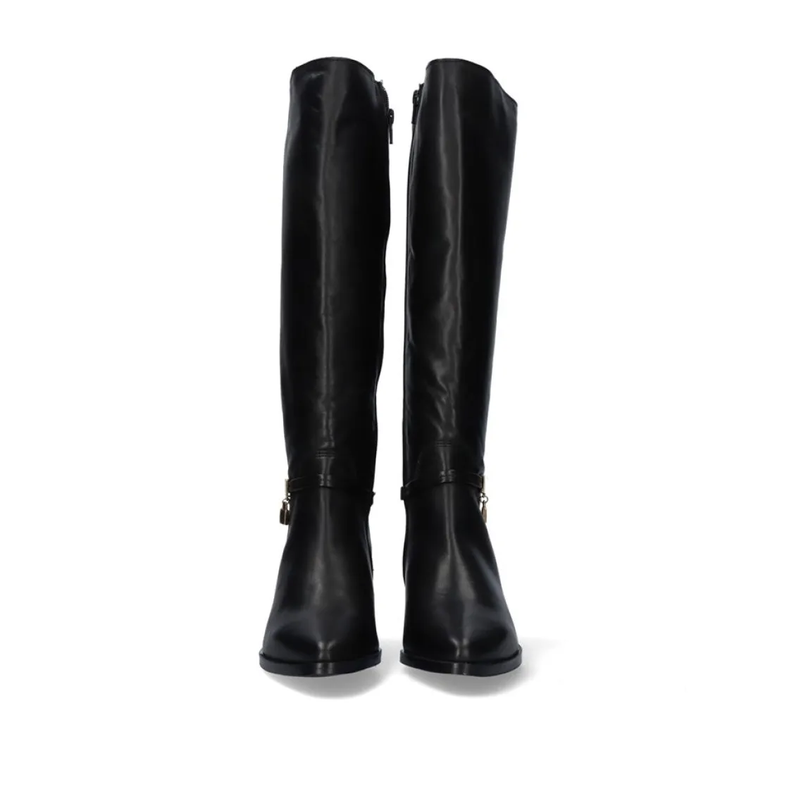 Mulher Exe Shoes Botas*Bota Alta De Couro 748Ha Preto
