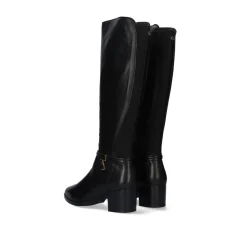 Mulher Exe Shoes Botas*Bota Alta De Couro 748Ha Preto