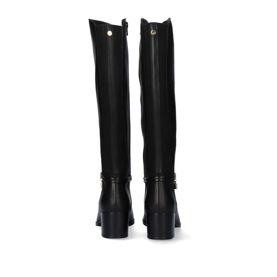 Mulher Exe Shoes Botas*Bota Alta De Couro 748Ha Preto