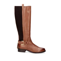 Mulher Exe Shoes Botas*Bota Alta De Couro 741Ka Brandy