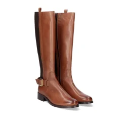 Mulher Exe Shoes Botas*Bota Alta De Couro 741Ka Brandy