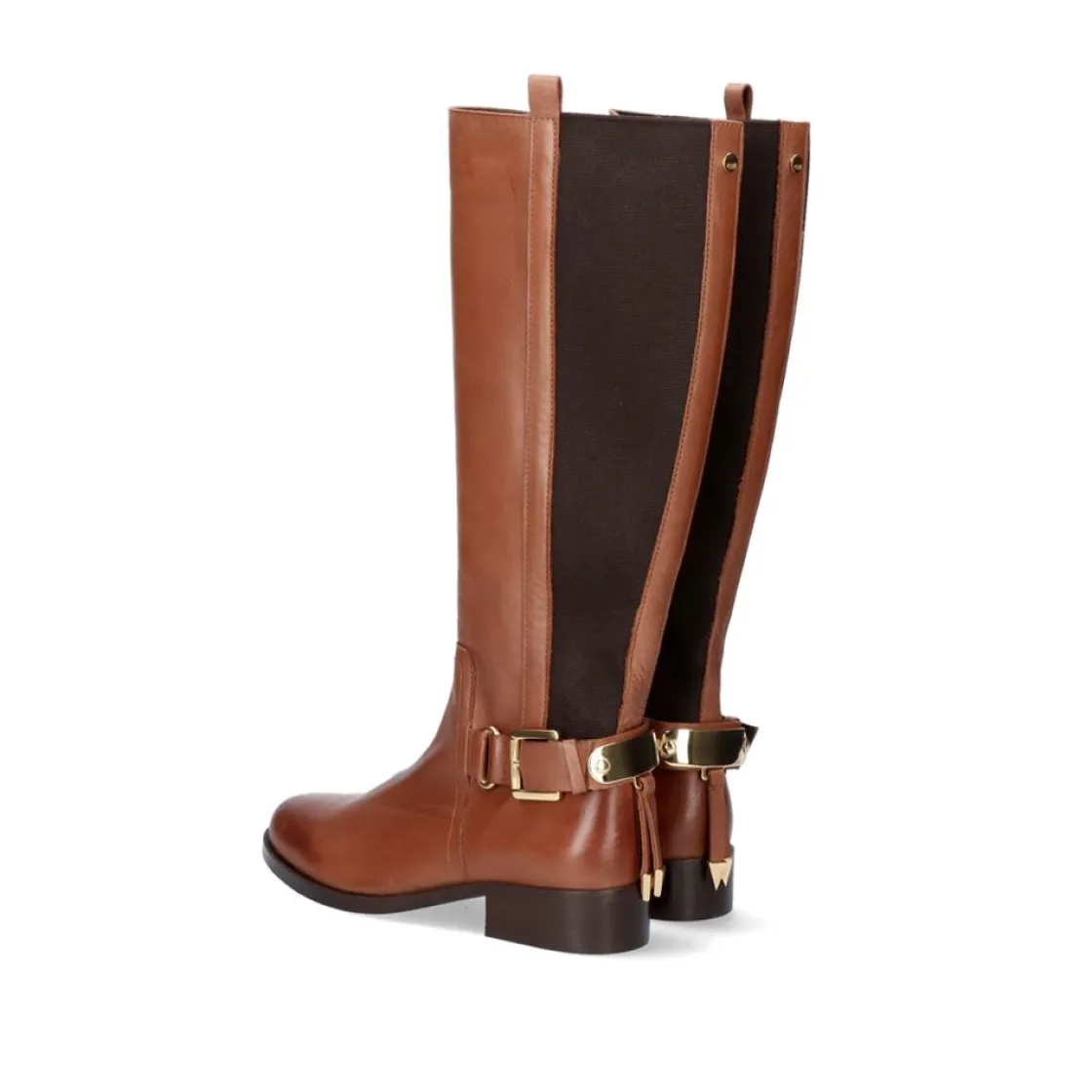 Mulher Exe Shoes Botas*Bota Alta De Couro 741Ka Brandy