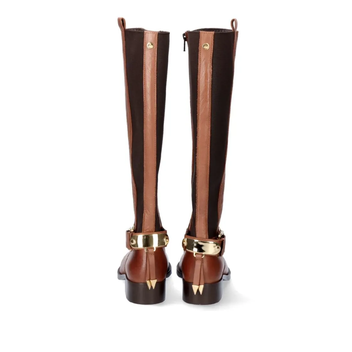 Mulher Exe Shoes Botas*Bota Alta De Couro 741Ka Brandy