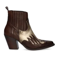 Mulher Exe Shoes Botinhas*Bota Cowboy Oregon-464 Brown