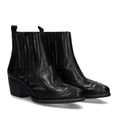 Mulher Exe Shoes Botinhas*Bota De Cowboy Bela-636 Preta