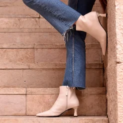 Mulher Exe Shoes Botinhas*Bota De Salto Fino Erica-311 Ice