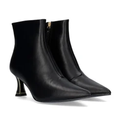 Mulher Exe Shoes Botinhas*Bota De Salto Fino Erica-311 Preto