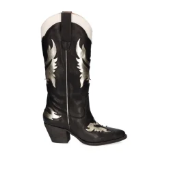 Mulher Exe Shoes Cowboy*Bota Estilo Cowboy Cesar-720 Preto
