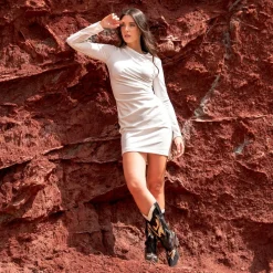 Mulher Exe Shoes Cowboy*Bota Estilo Cowboy Cesar-720 Preto