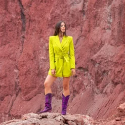 Mulher Exe Shoes Cowboy*Bota Estilo Cowboy Dallas-105 Roxo