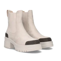 Mulher Exe Shoes Botins*Bota Exe B079-F478 Beige