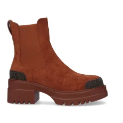 Mulher Exe Shoes Botins*Bota Exe B079-F478 Castanho