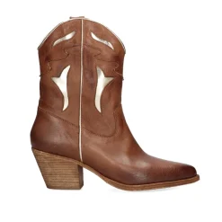 Mulher Exe Shoes Cowboy*Botines Cowboy Cesar-700 Camel