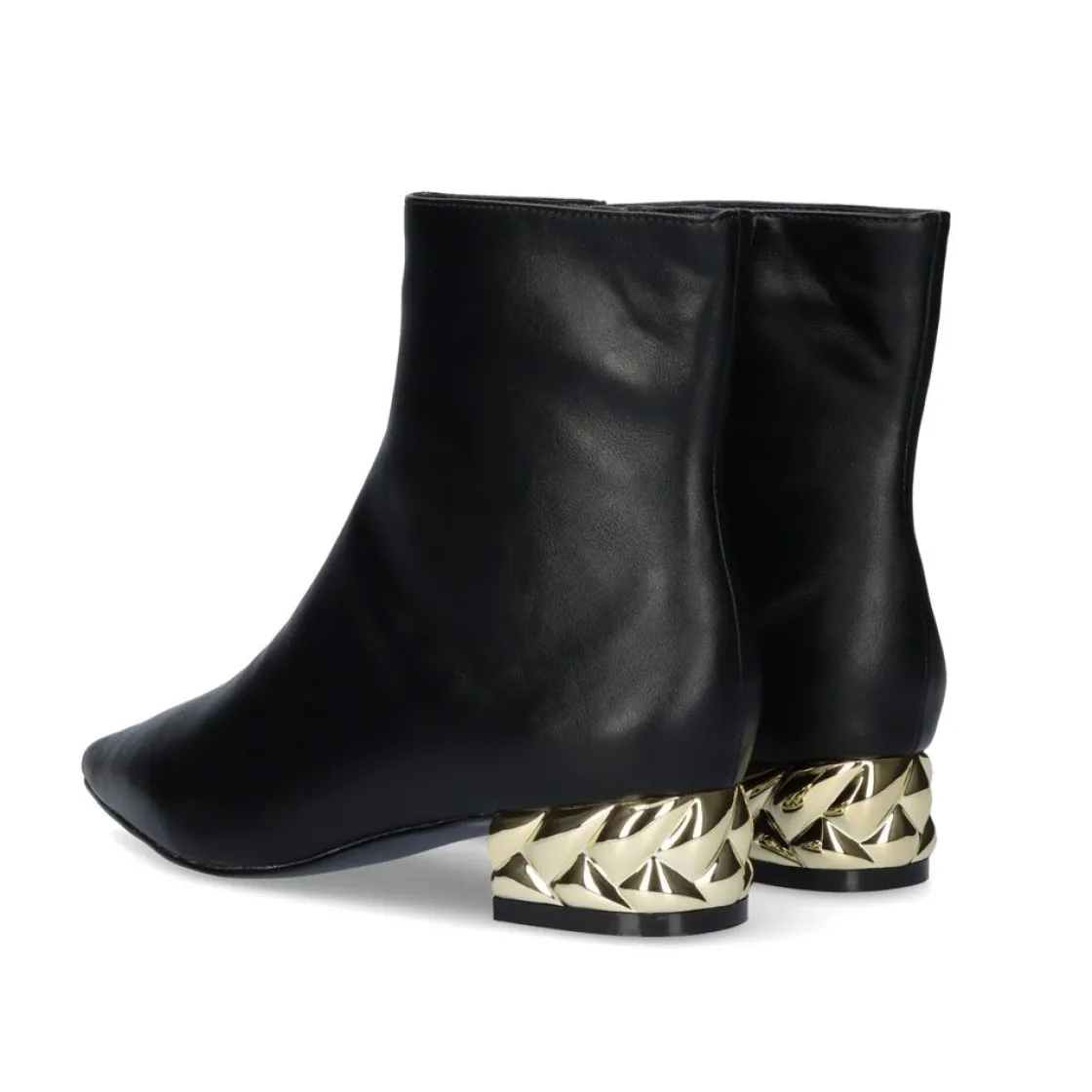 Mulher Exe Shoes Botins*Botins De Salto Baixo Latina-221 Preto