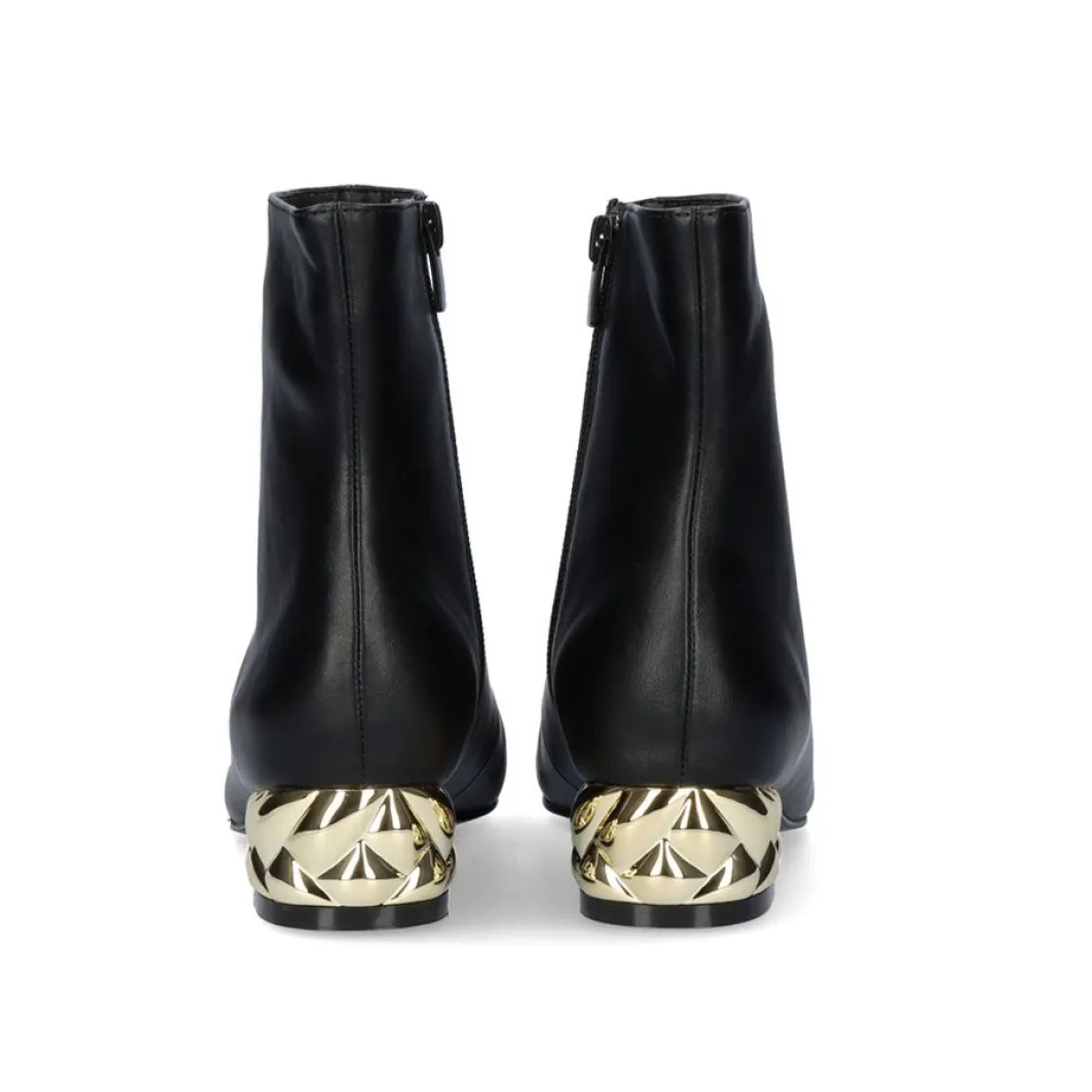 Mulher Exe Shoes Botins*Botins De Salto Baixo Latina-221 Preto