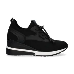 Mulher Exe Shoes Sneakers Mujer*Cunha De Tenis Ex12 Preto
