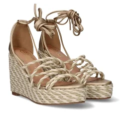 Mulher Exe Shoes Cunhas*Cunha Vf1443-10 Ouro