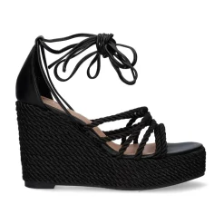 Mulher Exe Shoes Cunhas*Cunha Vf1443-10 Preto