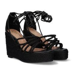 Mulher Exe Shoes Cunhas*Cunha Vf1443-10 Preto