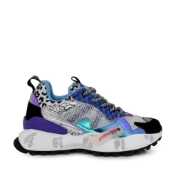 Mulher Exe Shoes Sapatilhas E Tenis*Exe Tenis Com Detalhes Azuis 19V03-6