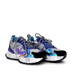 Mulher Exe Shoes Sapatilhas E Tenis*Exe Tenis Com Detalhes Azuis 19V03-6