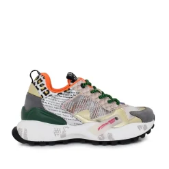 Mulher Exe Shoes Sapatilhas E Tenis*Exe Tenis Com Detalhes Verdes 19V03-6