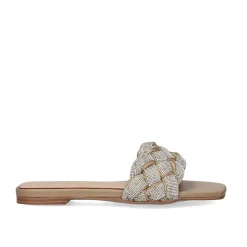 Mulher Exe Shoes Sandálias Planas*Flat Sandal Kelly-658 Taupe