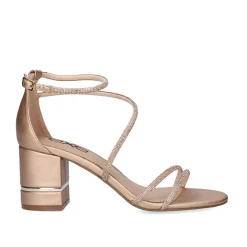 Mulher Exe Shoes Sandálias De Salto*Heel Sandal 23V Penny-297 Ouro Rosa