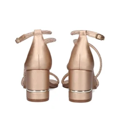 Mulher Exe Shoes Sandálias De Salto*Heel Sandal 23V Penny-297 Ouro Rosa