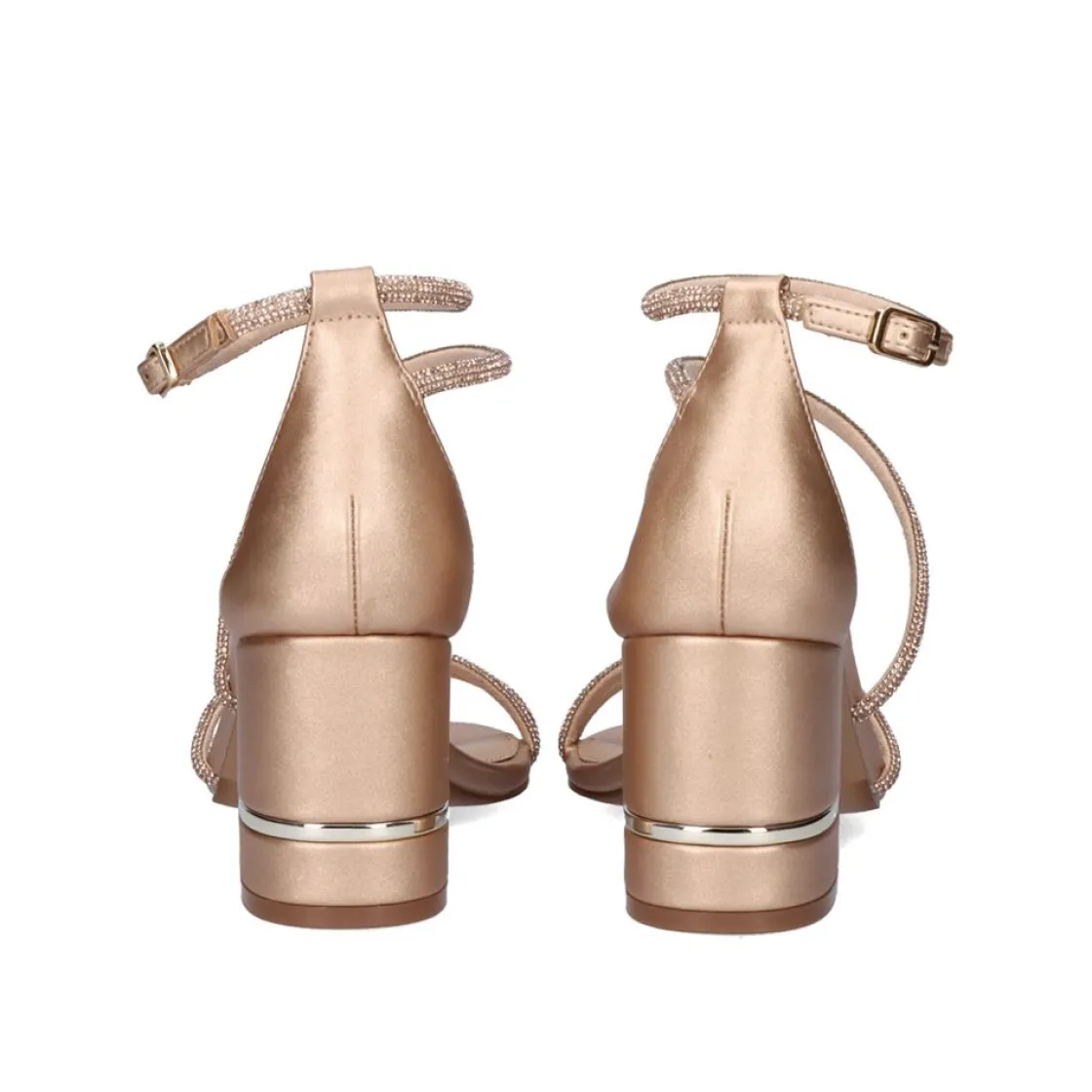 Mulher Exe Shoes Sandálias De Salto*Heel Sandal 23V Penny-297 Ouro Rosa