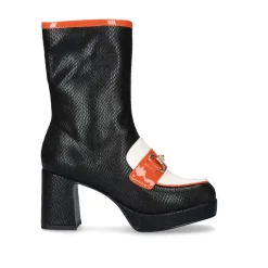 Mulher Exe Shoes Flat Shoes*Mocassim Exe Marion-890 Cobra Preta