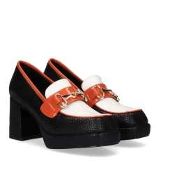 Mulher Exe Shoes Flat Shoes*Mocassim Exe Marion-821 Cobra Preta