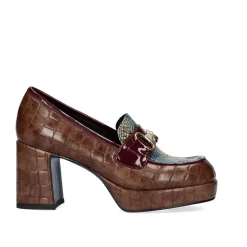Mulher Exe Shoes Flat Shoes*Mocassim Exe Marion-821 Coco Castanho