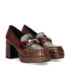 Mulher Exe Shoes Flat Shoes*Mocassim Exe Marion-821 Coco Castanho
