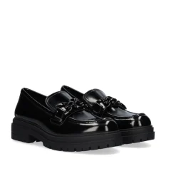 Mulher Exe Shoes Flat Shoes*Mocassim Exe Tony-776 Preto