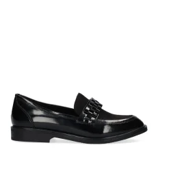 Mulher Exe Shoes Flat Shoes*Mocassim Exe Violet-419 Preto