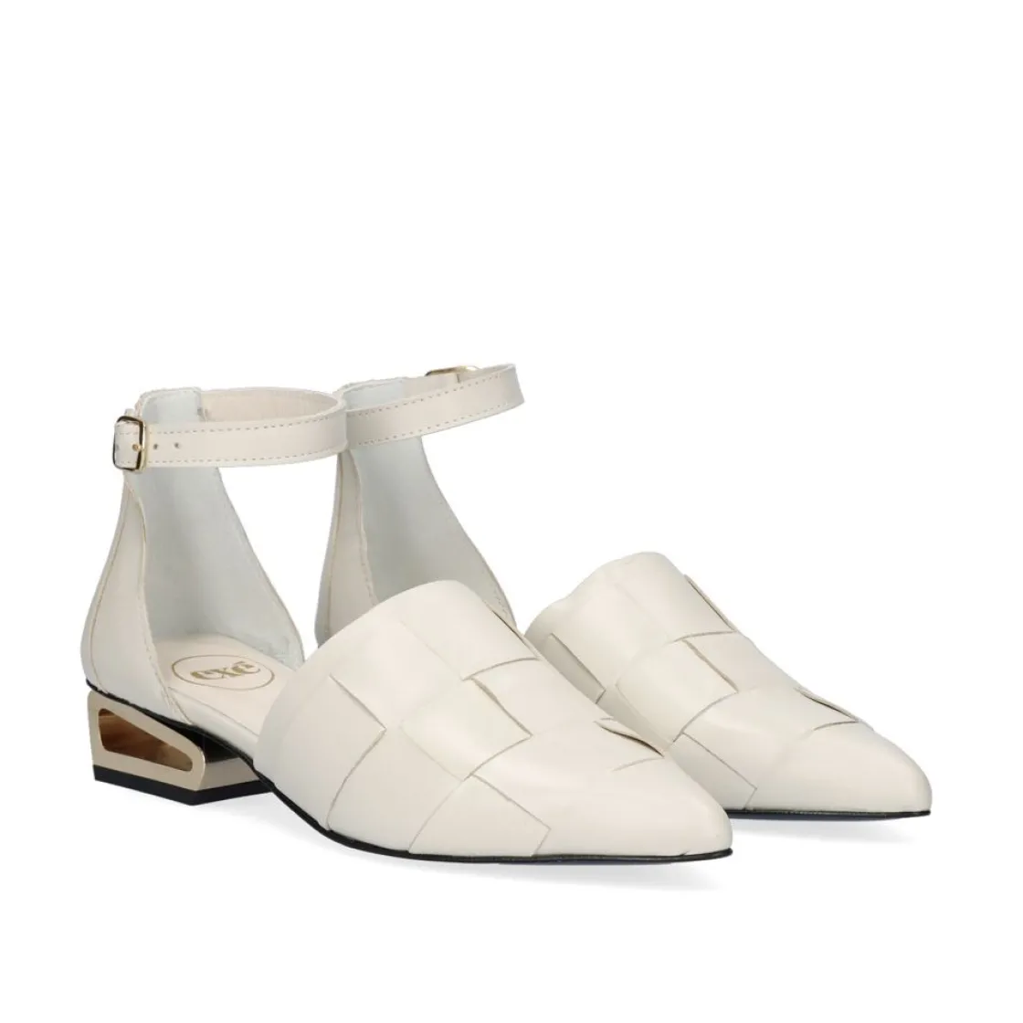 Mulher Exe Shoes Calçados Baixos*Moccasin Paris-100 Offblanco