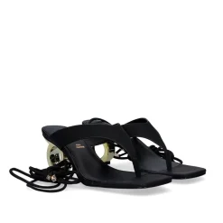 Mulher Exe Shoes Sandálias*Novo Exe Brenda-314 Sandal Preto
