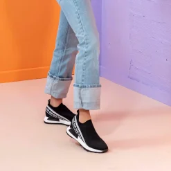 Mulher Exe Shoes Sneakers Mujer*Plataforma De Tenis Ex9210 Preto