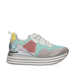 Mulher Exe Shoes Sneakers Mujer*Plataforma De Tenis Rg2210 Azul