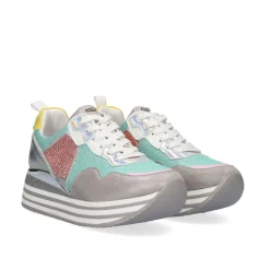 Mulher Exe Shoes Sneakers Mujer*Plataforma De Tenis Rg2210 Azul