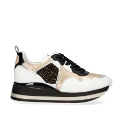 Mulher Exe Shoes Sneakers Mujer*Plataforma De Tenis Rg2210 Ouro